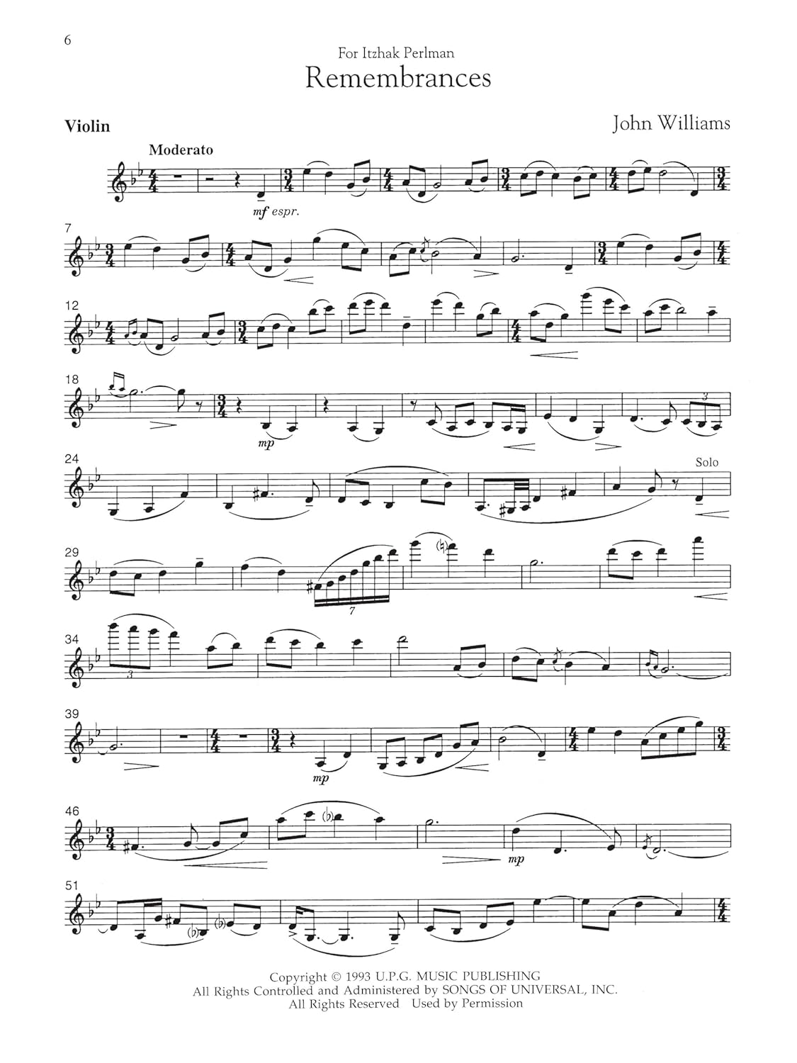 3 Pieces from Schindler'S List: for Violin and Piano image number 4