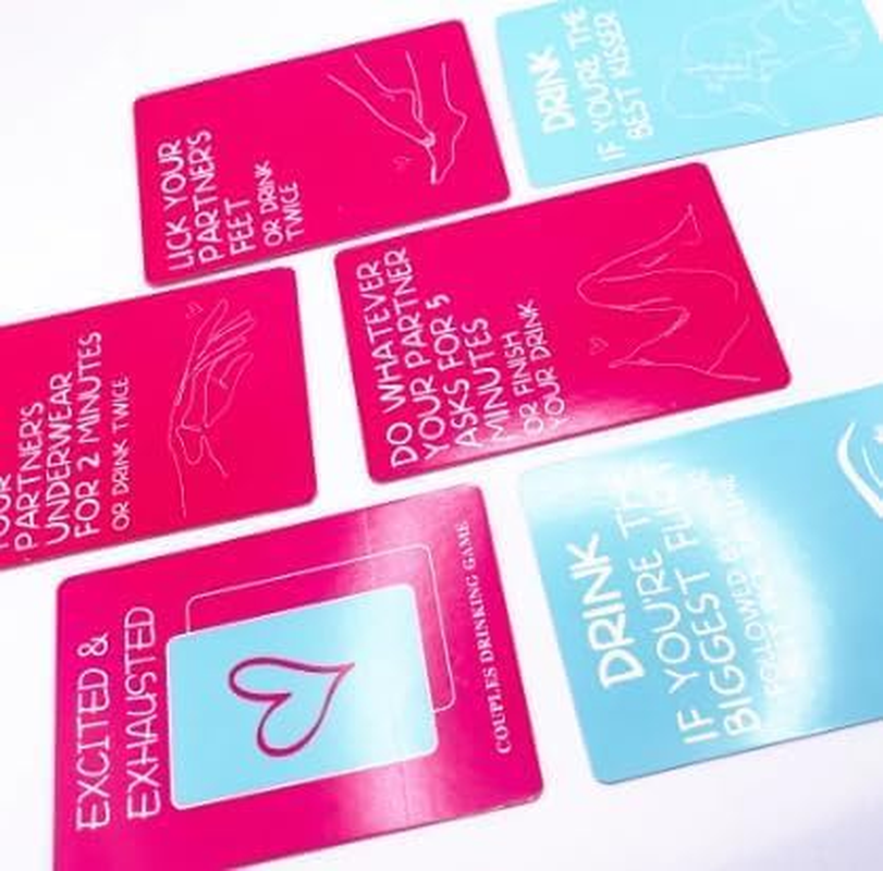 Couples Drinking Game for Adults - Excited & Exhausted image number 6