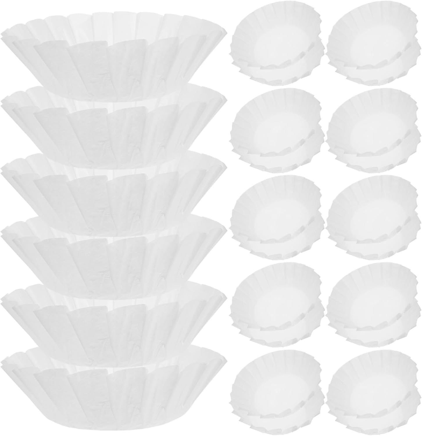 Amosfun 50Pcs Basque Oil Paper Non-Stick Baking Paper Liners for Oven Cupcake Wrappers Greaseproof Cupcake Liners image number 4