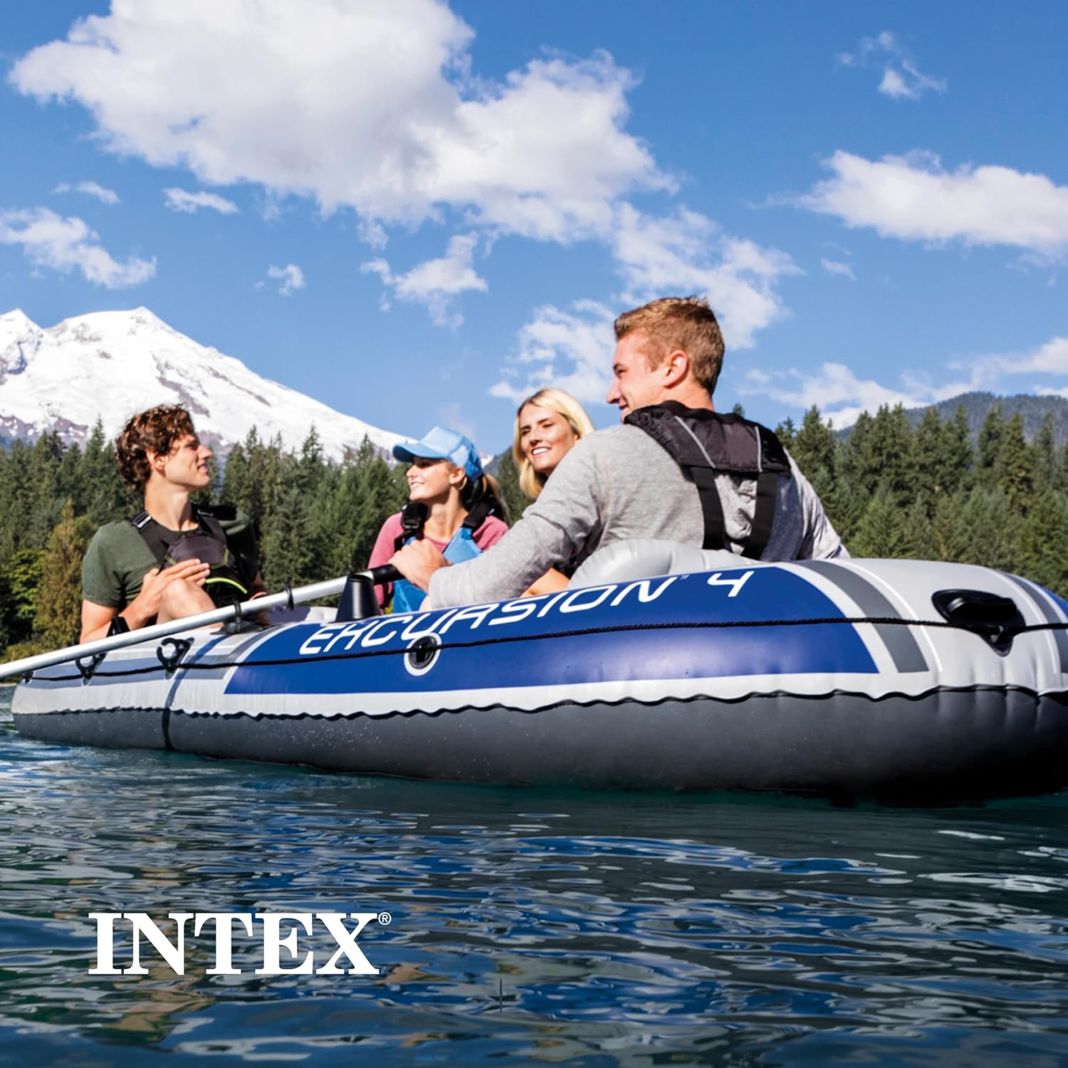 Intex Excursion 5 Boat Set Inflatable Boat image number 6