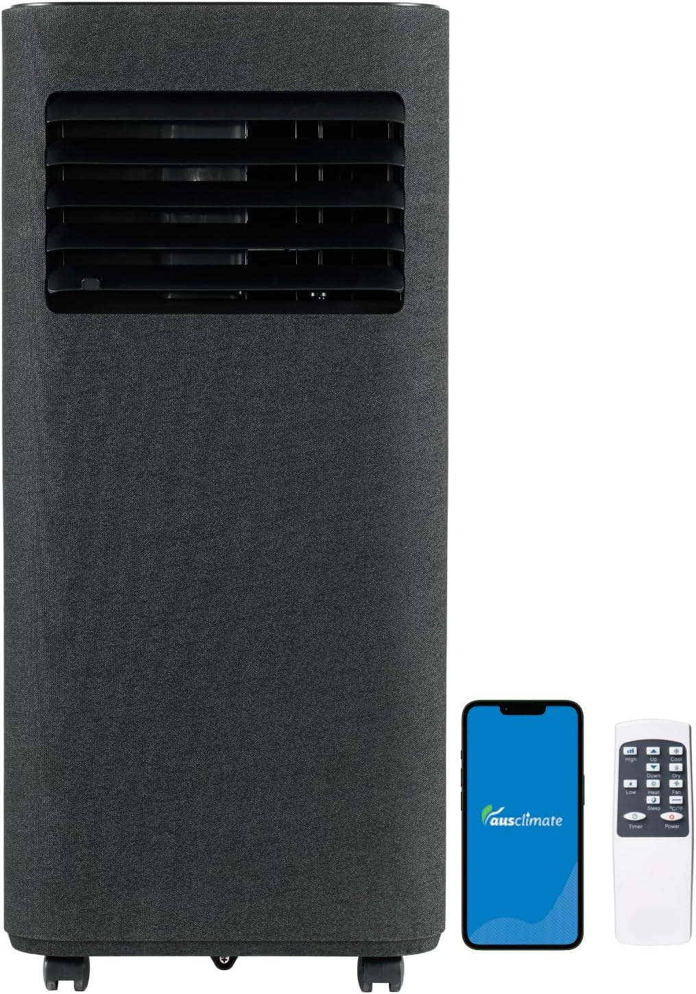 Ausclimate 2.05Kw Smart Compact Portable AC, Stone Grey