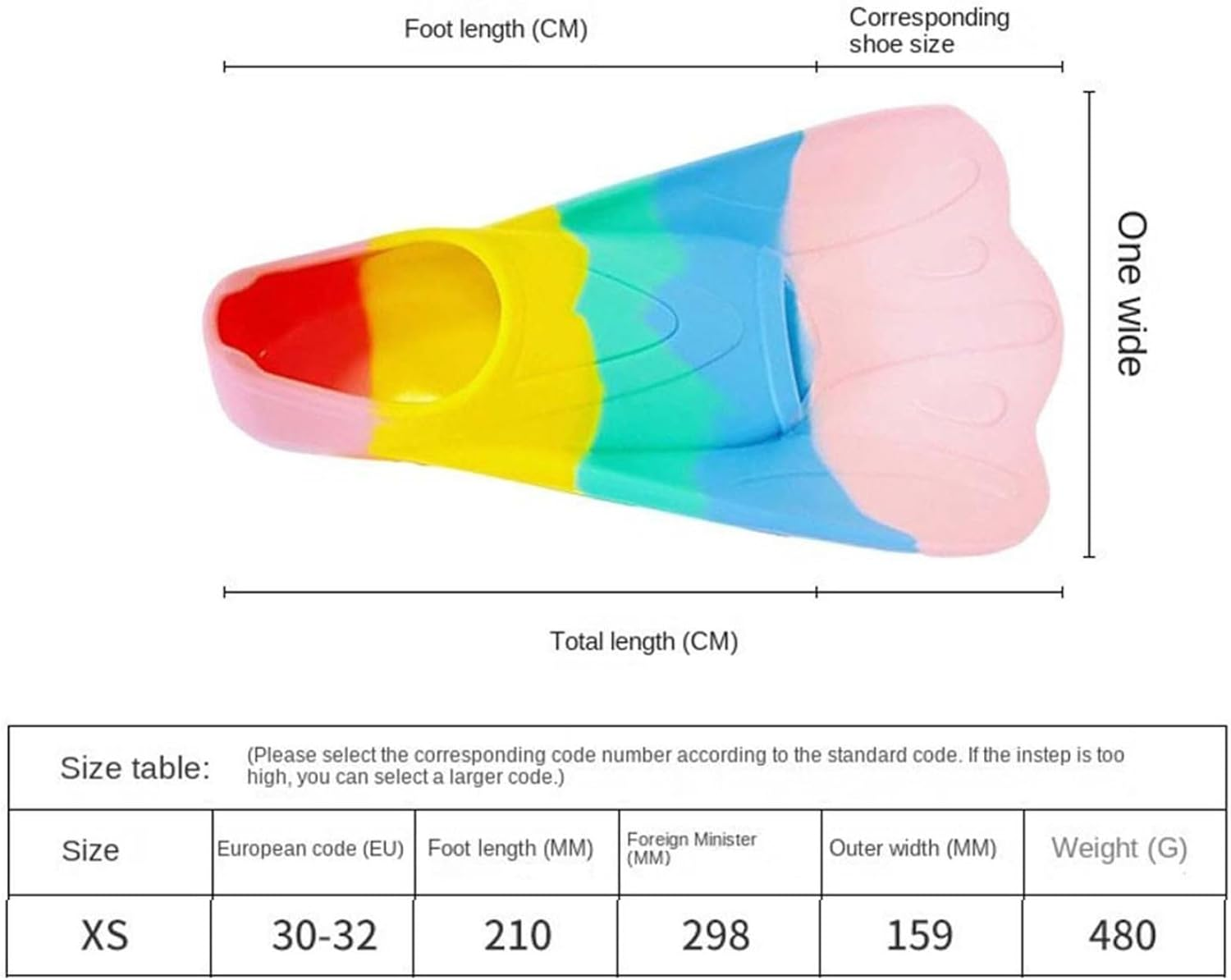 .Swimming Flippers Kids Swim Fins Comfortable Soft Silicone Swim Flippers for Swimming and Diving Beginners Kids Girls Boys Adults (XS)/ image number 2