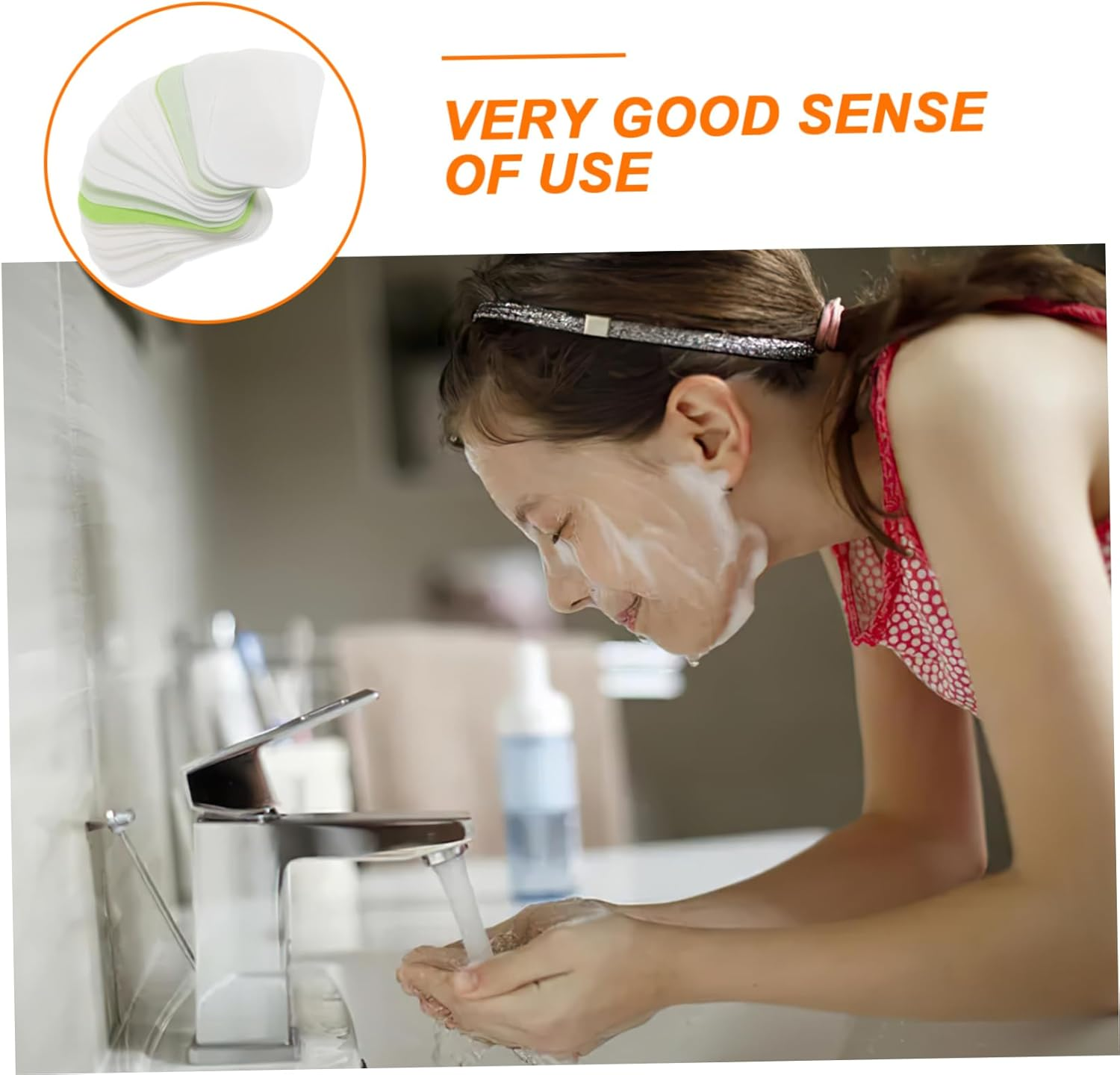 Milisten Travel Soap Sheets Refill 50Pcs Portable Soap Paper for Camping and Outdoor Hand Wash Compact for Hiking and Travel Essentials image number 2