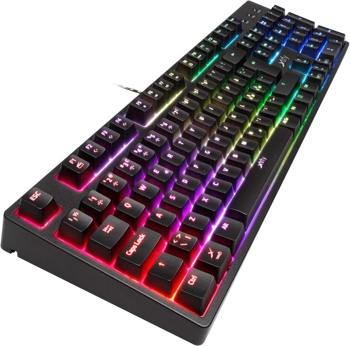 Xtrfy K3 RGB LED Illumination Gaming Keyboard, Black image number 1