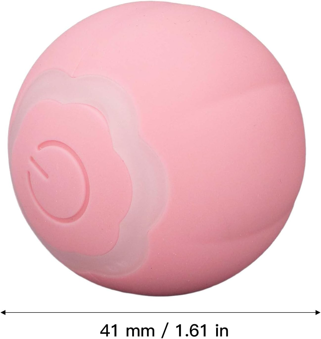 Pet Interactive Cat Toys Ball, Smart Interactive Dog Toy 360 Degree Rotation Powered and Self Moving and Automatic Rolling Ball with LED Lights, Kitten Funny Training Toy (Pink) image number 2