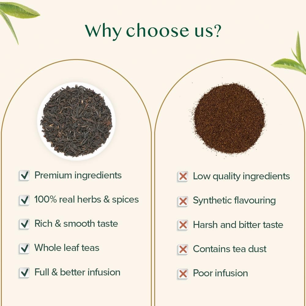 VAHDAM, Earl Grey Tea Leaves (340G, 170+ Cups) | Black Tea | Citrusy & Delicious Whole Leaf Black Tea Blended with Natural Oil of Bergamot image number 5