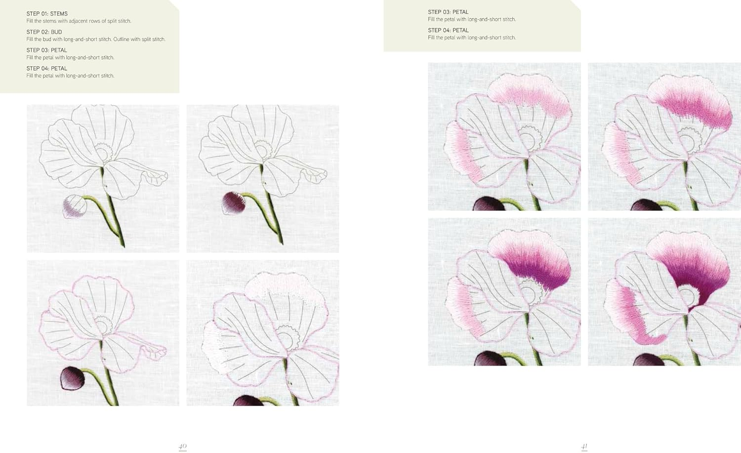 Kew Book of Embroidered Flowers: 11 Inspiring Projects with Reusable Iron-On Transfers image number 2