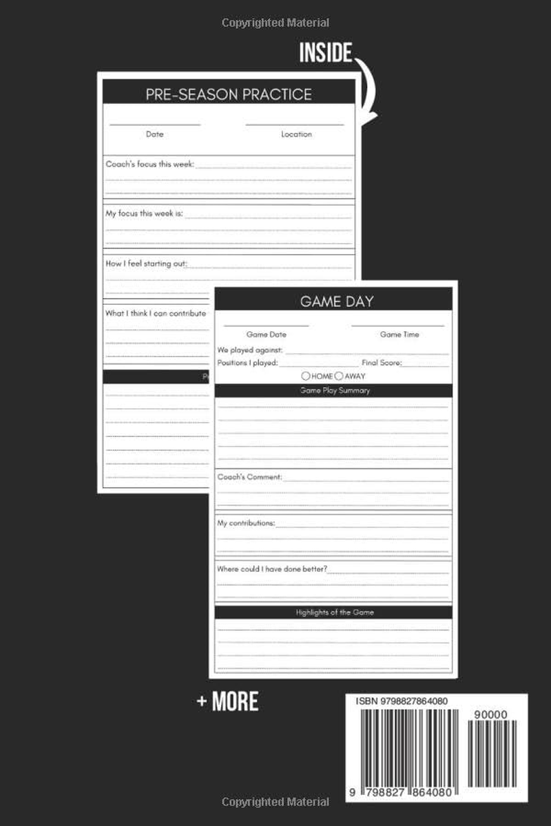 My Baseball Season Log Book: Player Log Book for Baseball Players, Coaches and Lovers to Record and Track Practice, Games, Scores and Performance image number 1