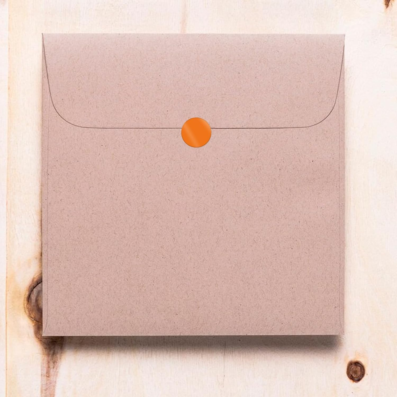 Orange Dot Stickers 1/2 Inch Vinyl Self-Adhesive Waterproof Colored Circle Labels Removable Color Coding Decals round Tag for Office Inventory 2600 PCS - Brown image number 6