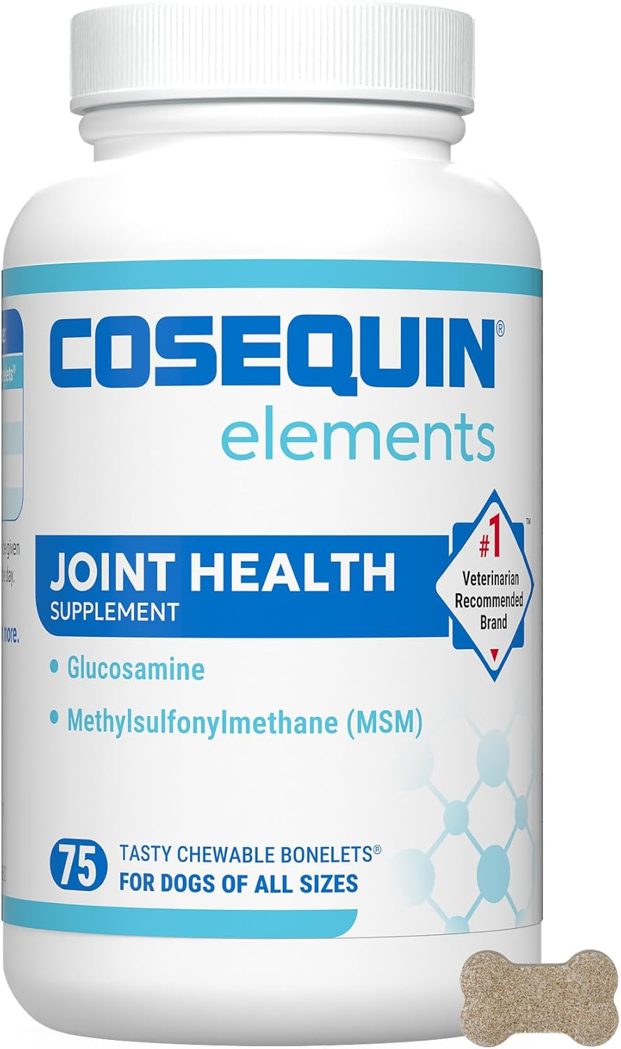 Nutramax Cosequin Standard Strength Joint Health Supplement for Dogs, with Glucosamine and MSM, 75 Chewable Tablets image number 2