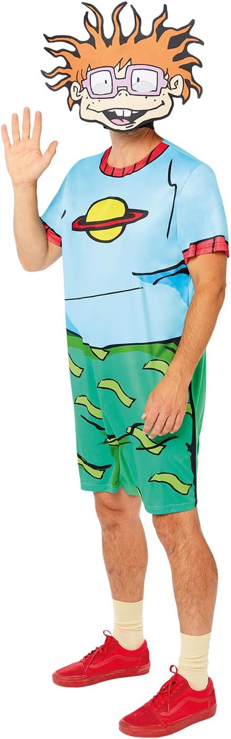 Amscan Rugrats Chuckie Men'S Costume, Medium image number 6