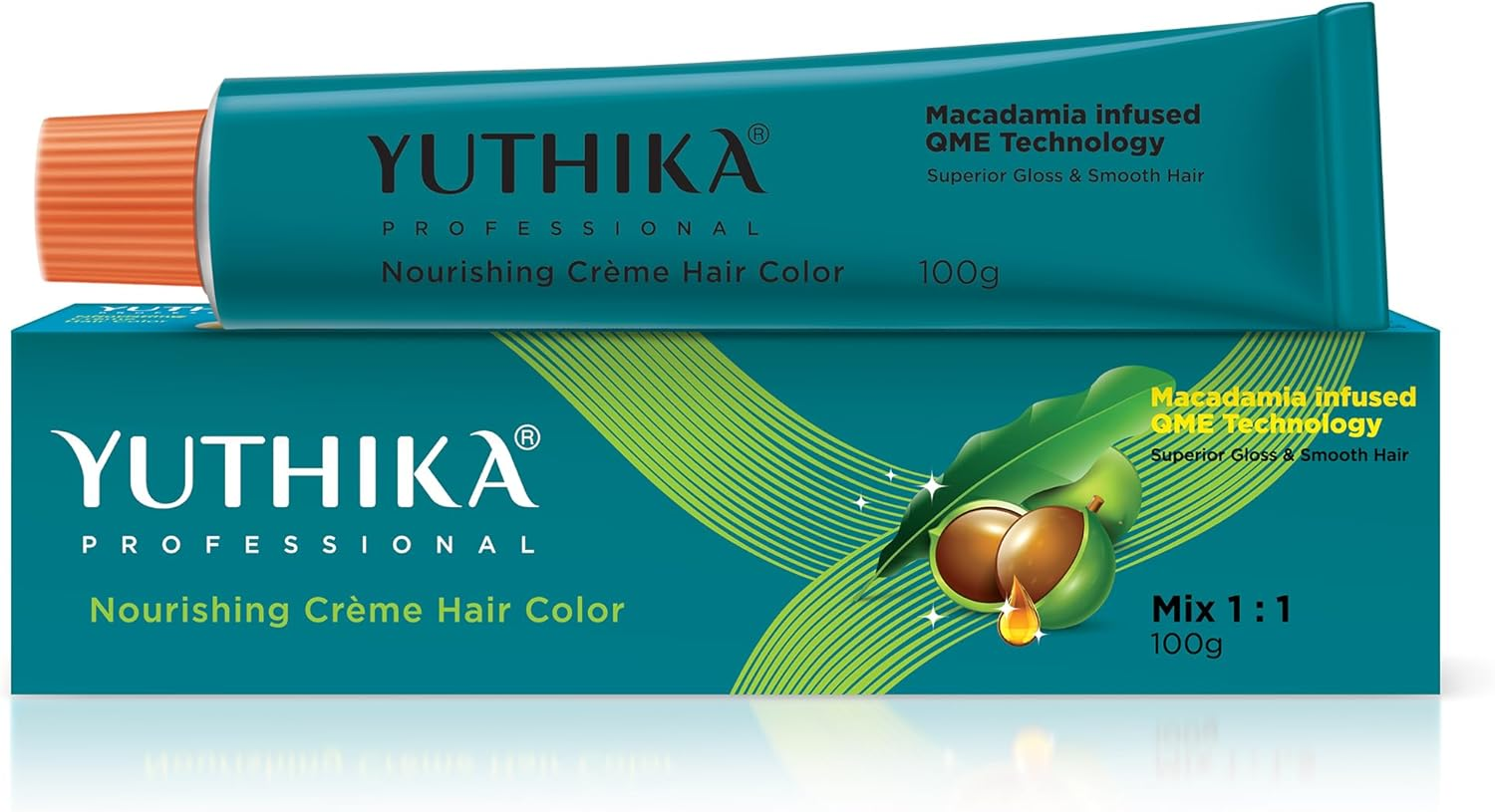 Yutika Professional Creme Hair Color 100Gm Light Beige Blonde 8.13