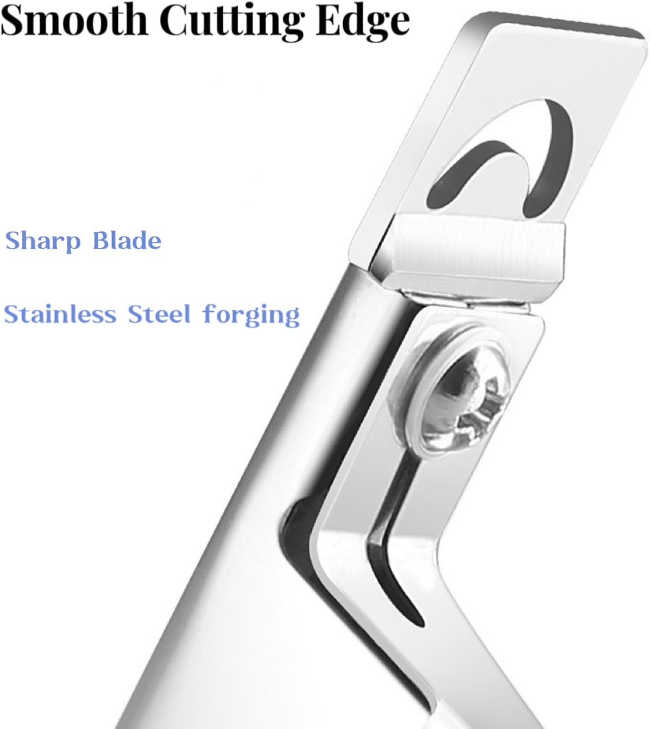 Acrylic False Nail Clipper: Adjustable Fake Nail Stainless Trimmer for Salon Home Nail Art, U-Shaped Acrylic Nail Cutters for Nail Tips (Purple) - Black image number 2