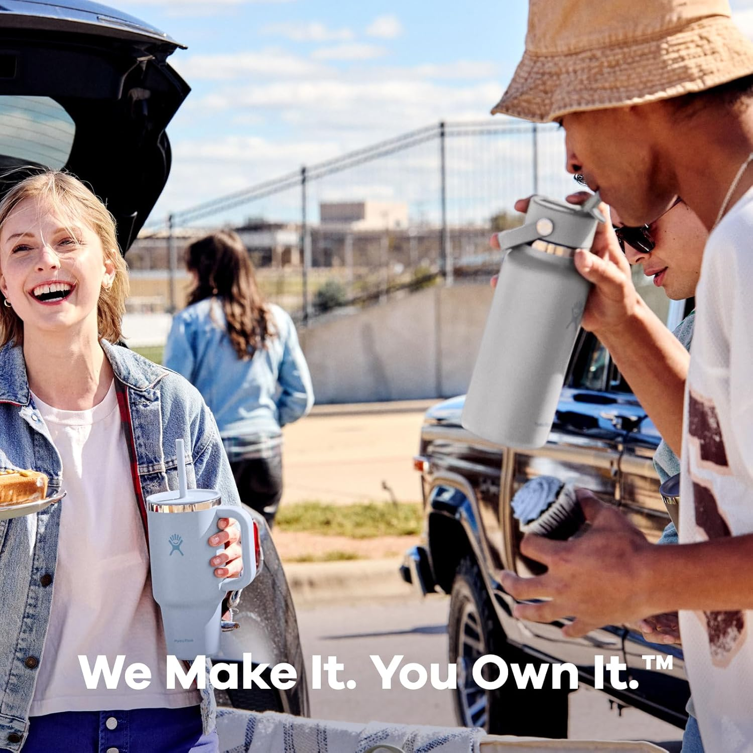 Hydro Flask 40 Oz Wide Flex Straw Cap Fir image number 1