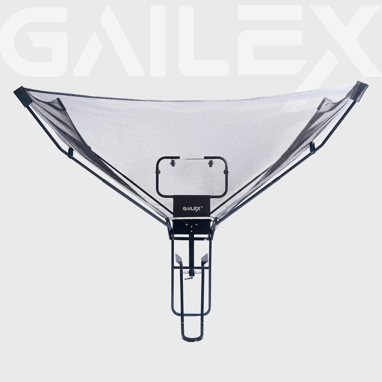 GAILEX Basketball Shot Return NET Apparatus Lightweight Suspended Aluminum Alloy Portable Automatic Return Chute Supports 180&deg;Rotating image number 6
