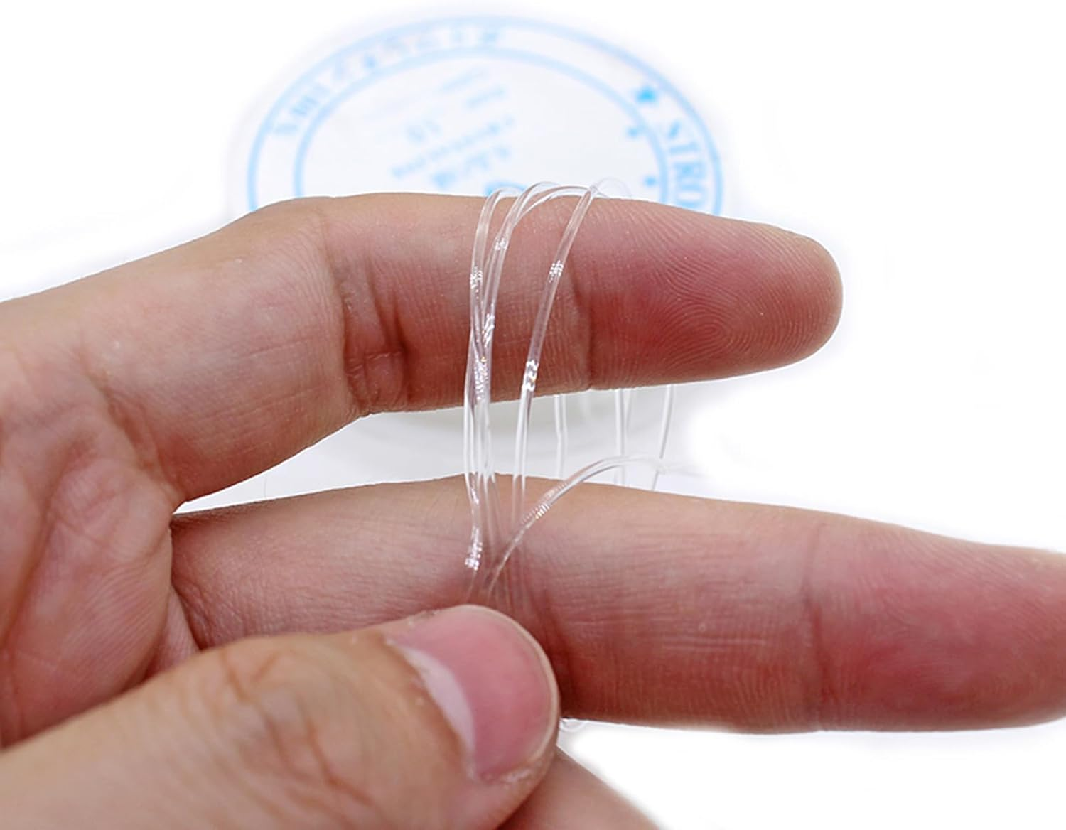 1 Roll 0.4Mm Bracelet Thread Bead Threading Rope Transparent Crystal Elastic Thread Bead Threading (0.4MM,24M) image number 3