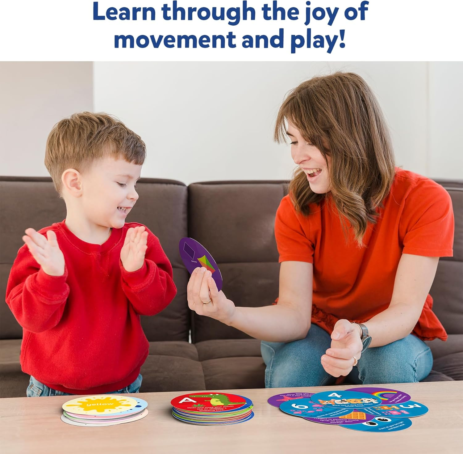 Skillmatics Flash Cards for Toddlers - Jump & Learn Letters, Numbers, Shapes & Colors, Preschool Learning, Travel Toys, Gifts for Kids Ages 2, 3, 4, 5 image number 3