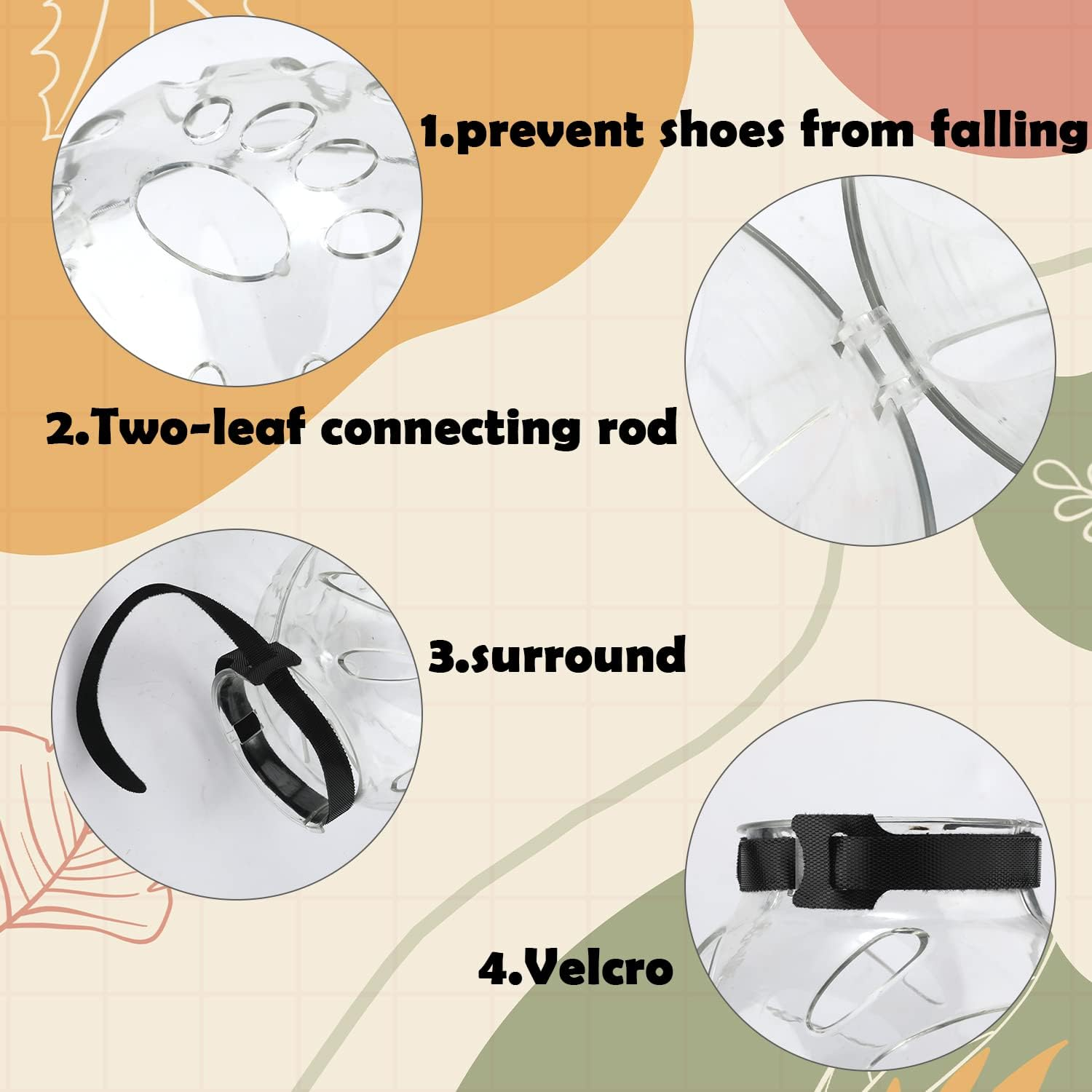 Savita Cat Breathable Bubble Helmet with Silicone Paw Covers, Light Green Cat Adjustable Hood Plastic Kitten Breathable anti Bite Muzzles for Cats Bathing Shaving Nail Trimming image number 3