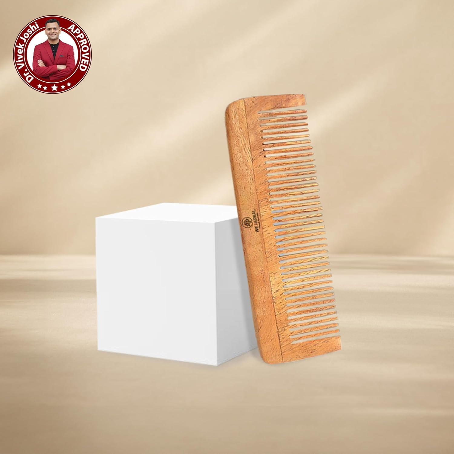 Pocket Bamboo Comb for Hair Care | Eco-Friendly & Anti-Static | Compact & Portable | Suitable for All Hair Types image number 2