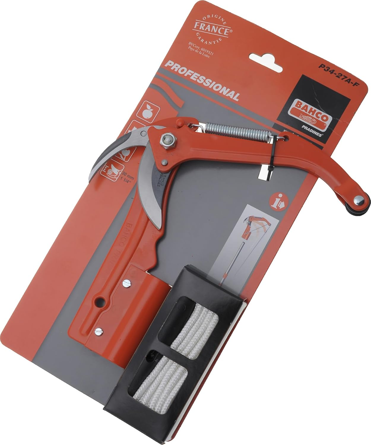 BAHCO P34-27A-F TOP Pruner, Red