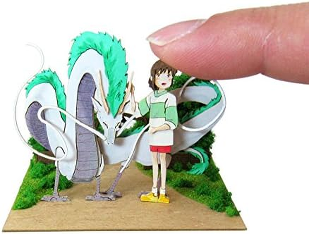 Sankei MP07-75 Studio Ghibli Mini Spirited Away Haku Dragon and Spirited Away Non-Scale Papercraft image number 6