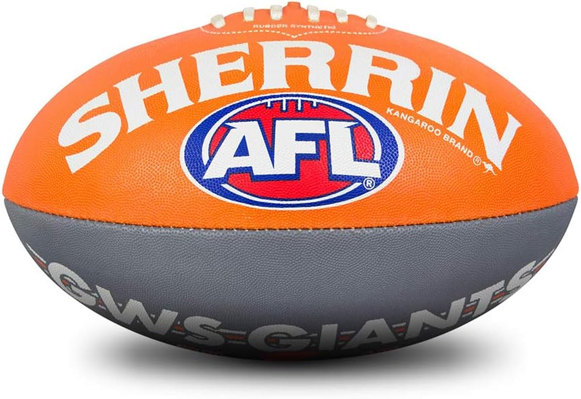Sherrin GWS Giants AFL Club Football, Size 5 image number 2
