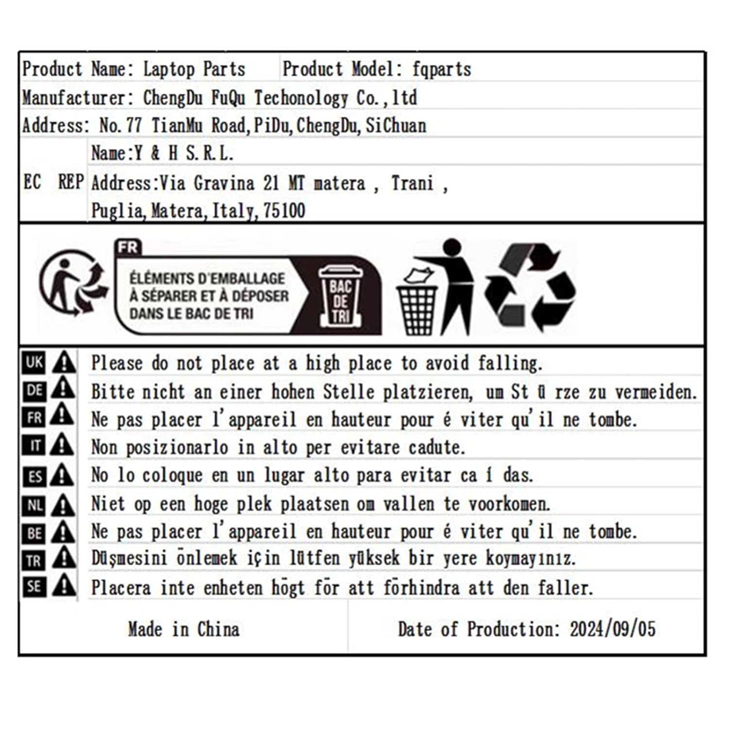 Laptop CPU Central Processing Unit Fan Cooling Fan for HP Zbook 17 G6 Black