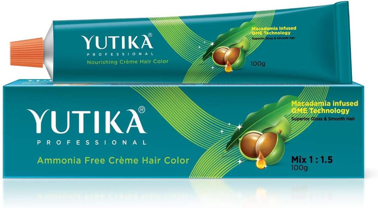 Yutika Professional Creme Hair Color 100Gm Light Beige Blonde 8.13