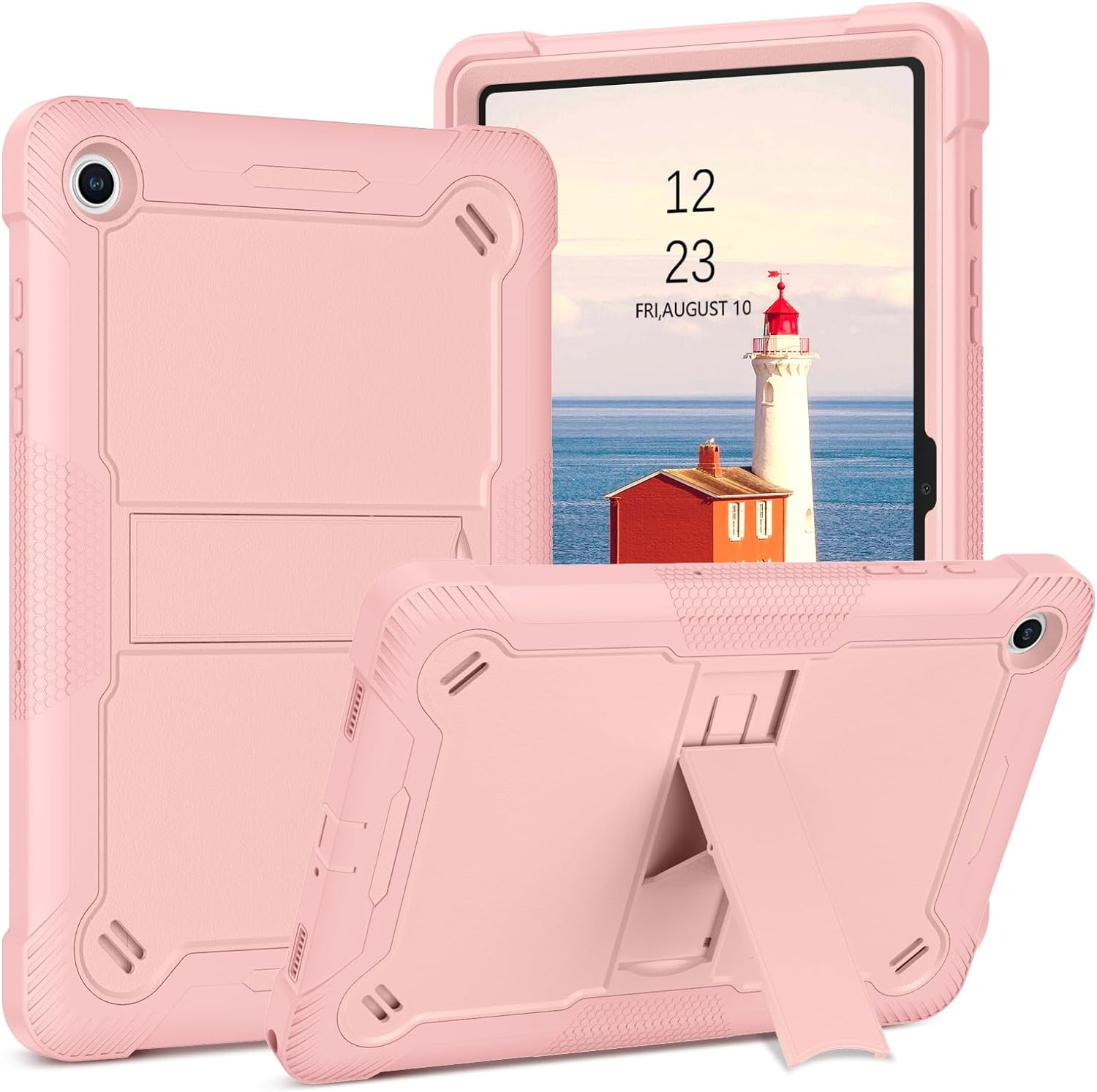 Gaobao for Samsung Galaxy Tab A9+ Case 11 Inch (2023)(SM-X210/X216/X218), Samsung Galaxy Tab A9+ Case for Kids, Full Body Protective Shockproof Tablet Case Cover with Adjustable Kickstand, Black