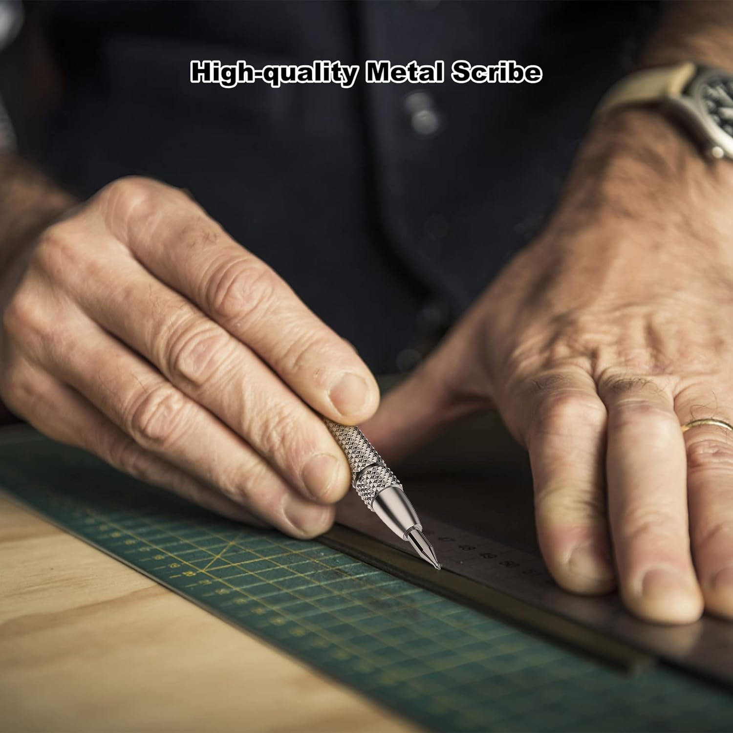 2 Pack Tungsten Carbide Scriber Tool Set with Magnet - Professional Metal Engraving Pen, Extra 10 Carbide Replacement Tips - Ultimate Scribing Tools for Glass/Ceramics/Sheet Metal Marking