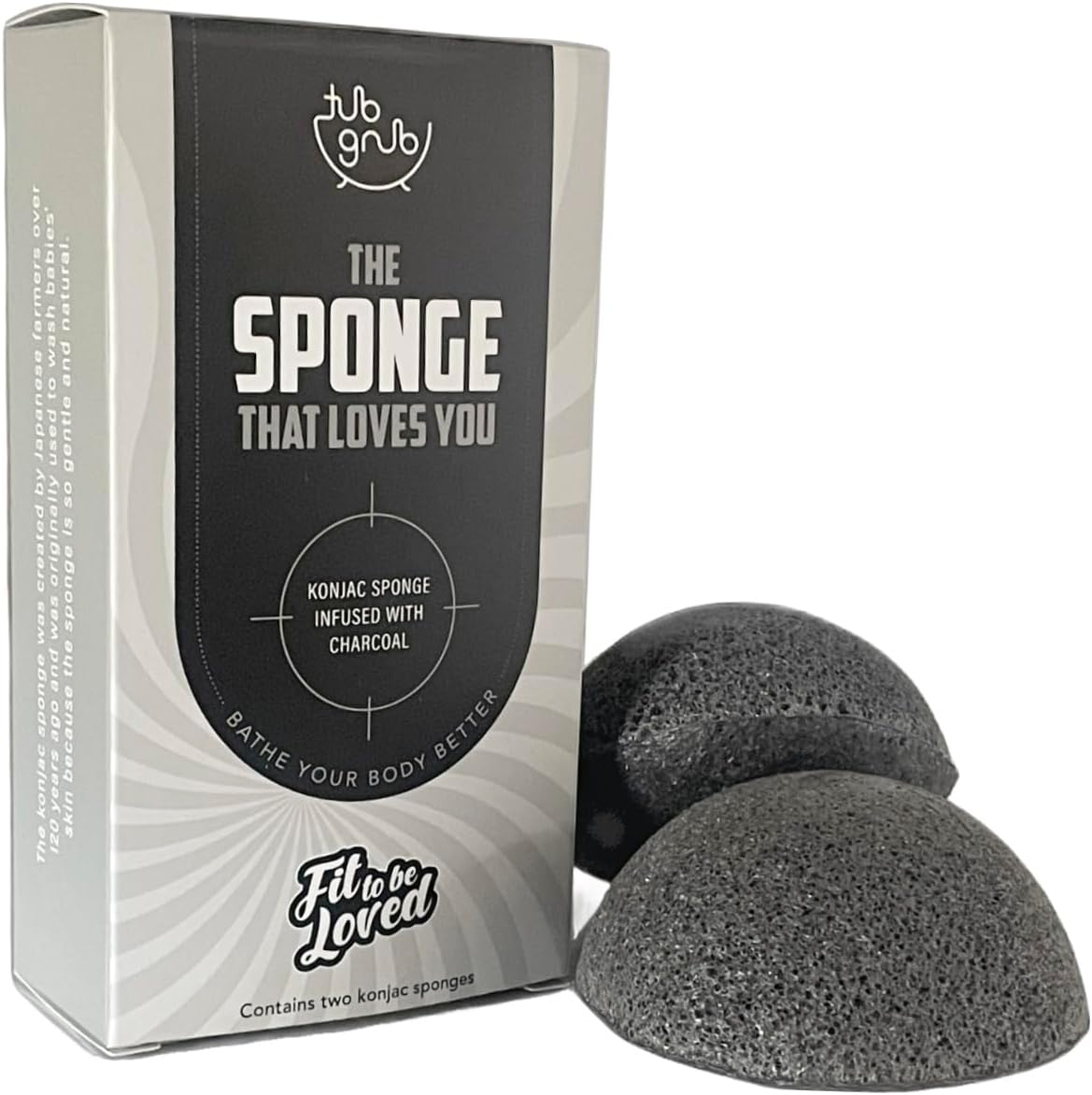 The Sponge That Loves You - Konjac Sponge Infused with Charcoal