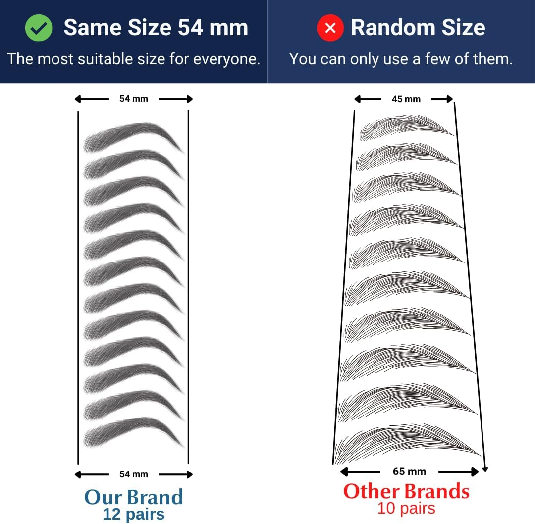 Bliss and beyond USA | Microblading & Shading Tattoo | a Combination of Hair Stoke and Powdered Brows | Non-Toxic | Vegan Friendly (Dramatic Hollywood, Brown) image number 3