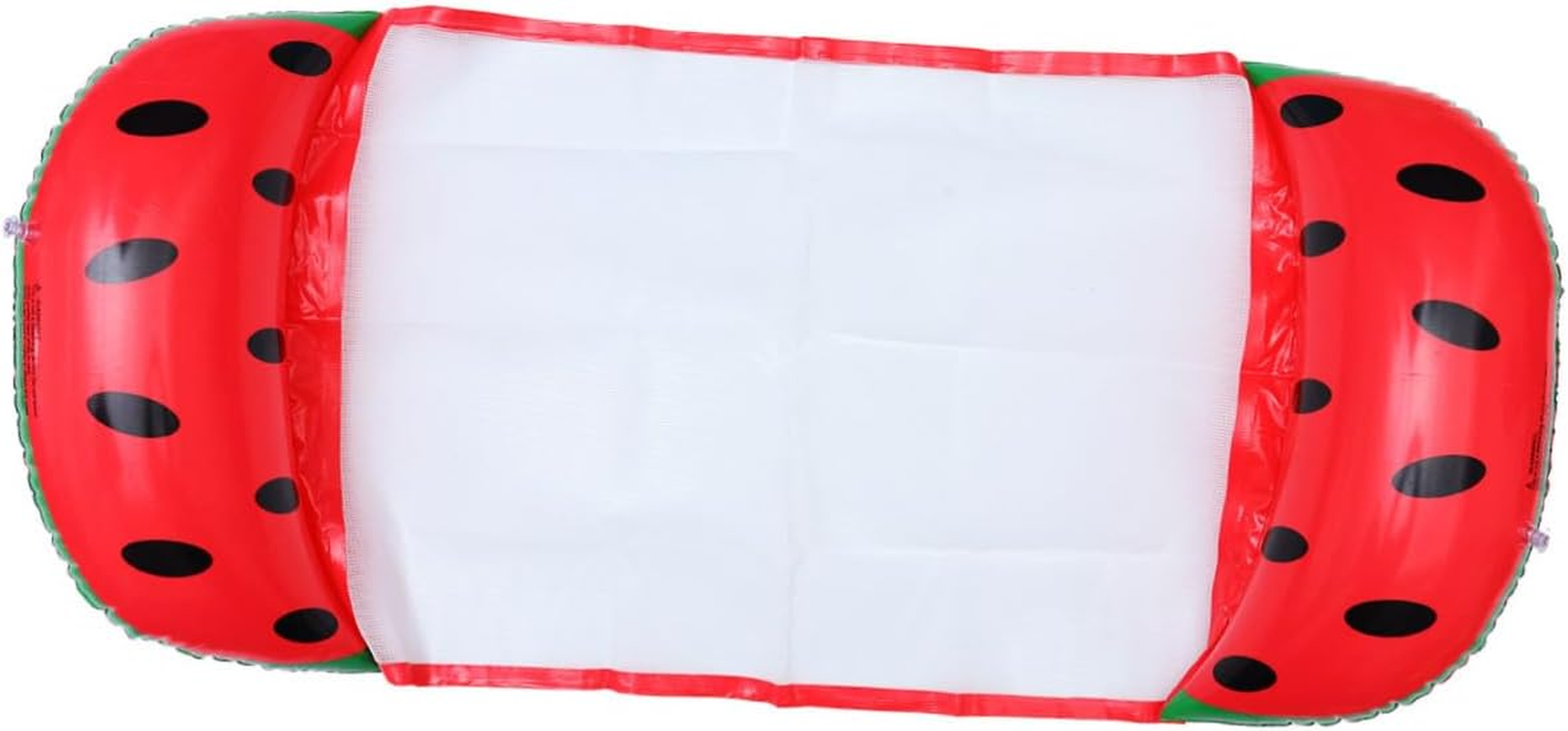 Swimming Pool Floating Mat Inflatable Hammock Ergonomic Backrest Watermelon Pattern Beach Fun