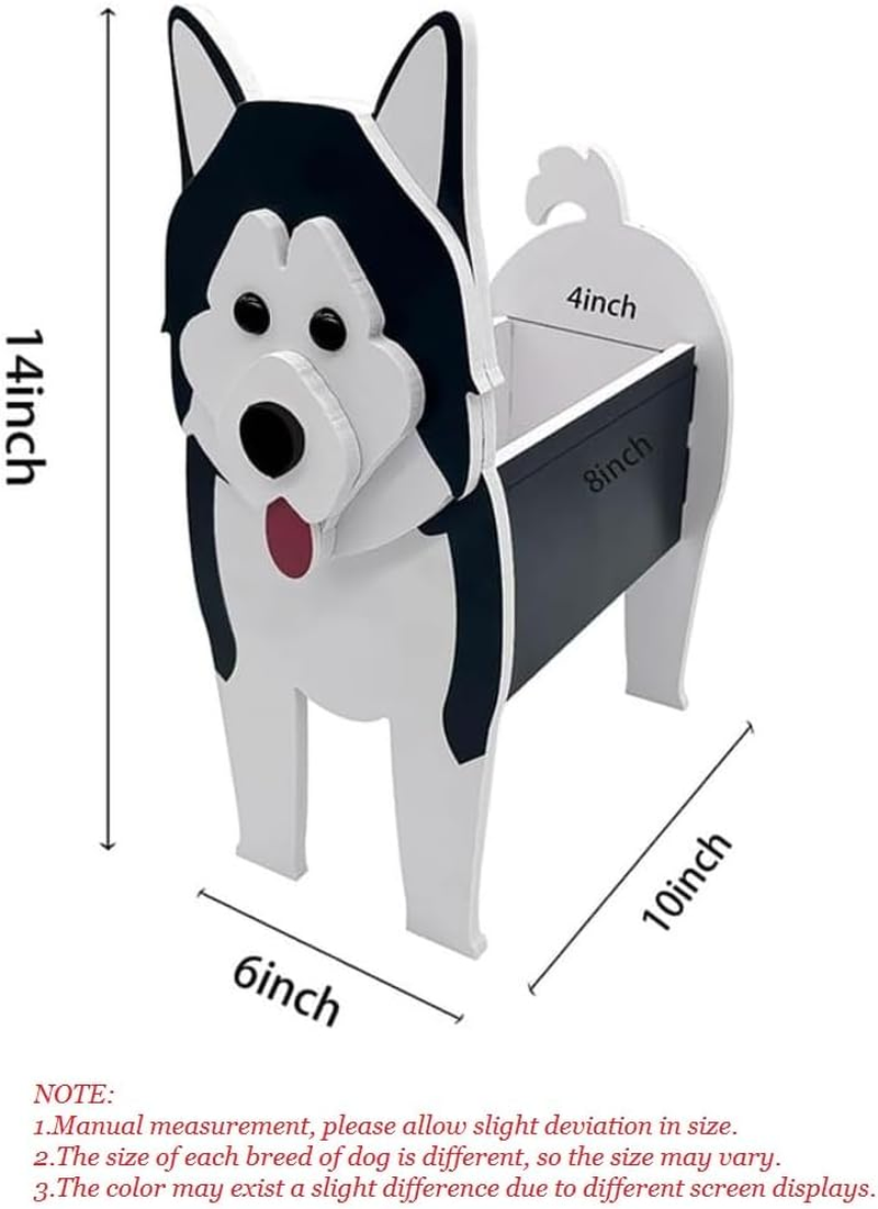 Bamboo'S Grocery Lokii Alaska Dog Planter, Cute Dog Plant Pot, Animal Shape Plant Containers, for Outdoor Indoor and Garden Decoration Plants image number 1