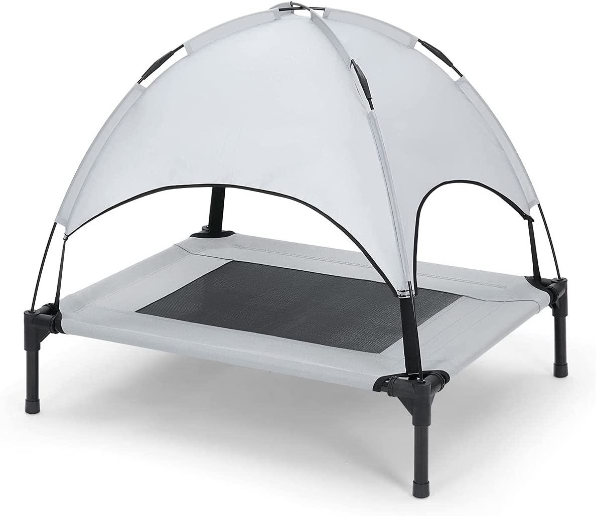 Heavy Duty Pet Trampoline Cot with Cot Canopy-Medium image number 6