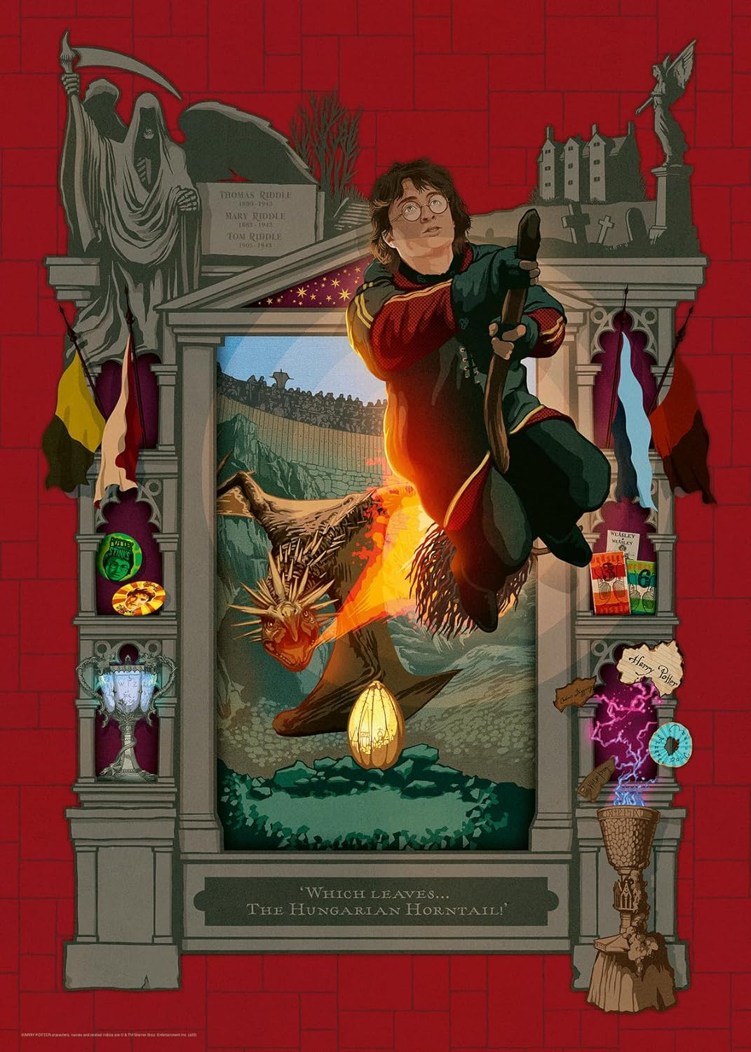 Ravensburger - Harry Potter 4 1000 Pieces image number 2