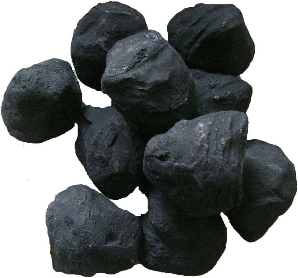 Gas Fire Replacement Charcoal Ceramic Small Cast Coals Bio Fuels Ceramic Packed in 279 Pieces in Coal 4 You Packaging image number 2
