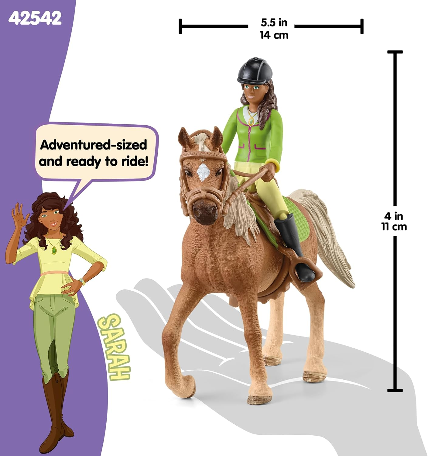 Schleich - Horse Club Sarah & Mystery image number 4
