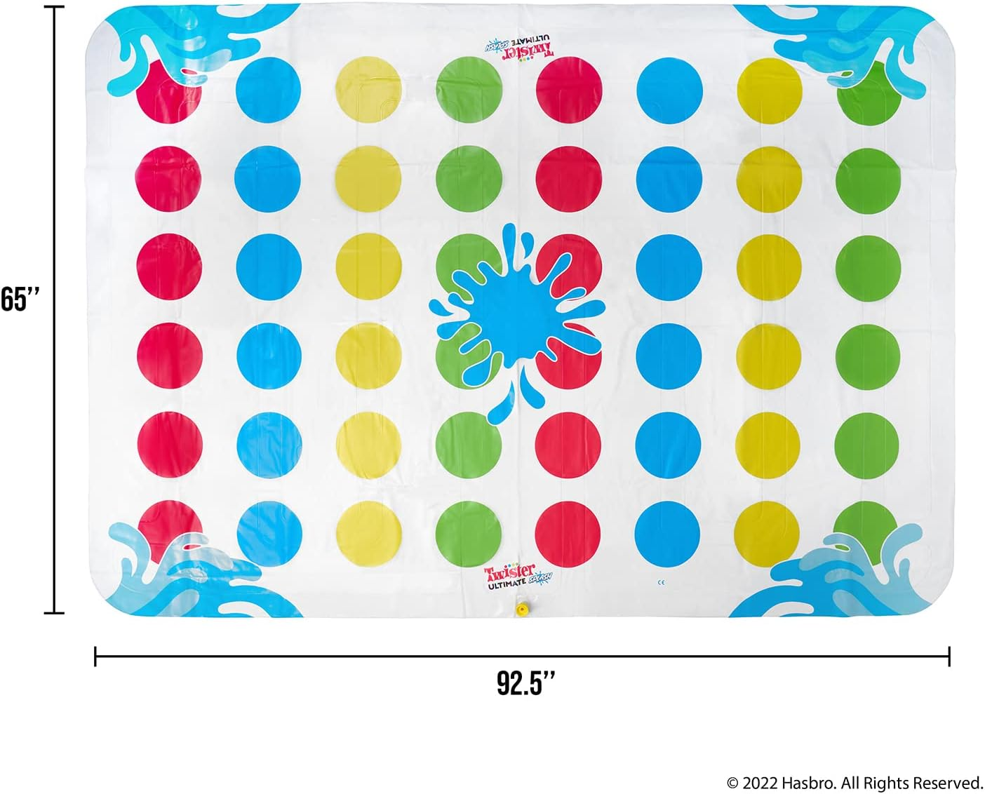 Hasbro Twister Ultimate Splash &ndash; Giant Outdoor Inflatable Water Twister Game for Kids &ndash; Backyard Summer Fun image number 1