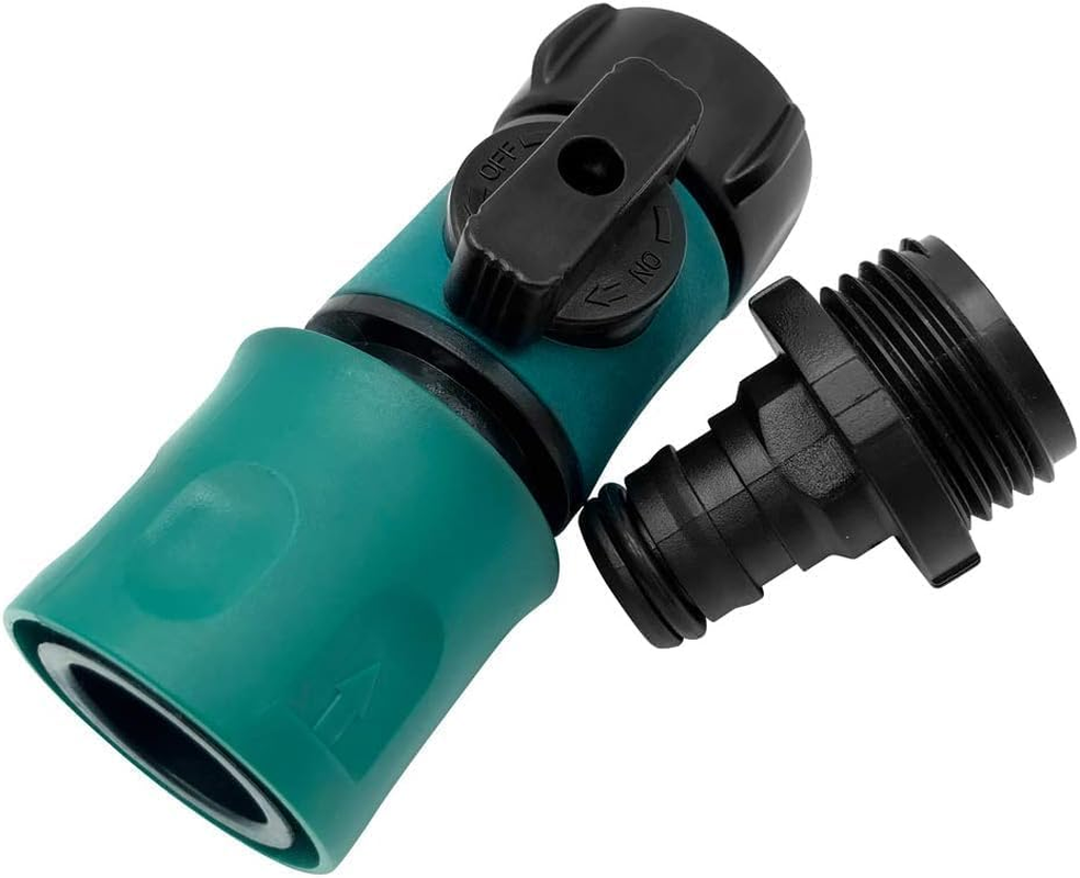 Plastic Garden Hose Quick Connect with Shutoff Valve Set Male and Female, 3/4&rdquo; Quick Connectors with Valve for Water Hose Coupling, Quick Release Kit Hose Fittings and Adapters (5 Sets/ 10 Pc) image number 5