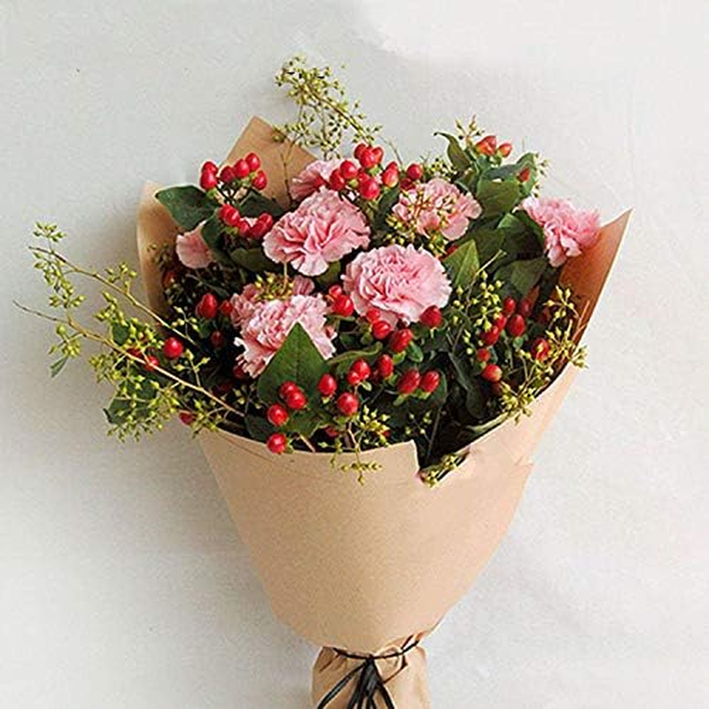 Recycled Kraft Paper,Brown Kraft Paper Roll, Craft Paper,Wrapping Paper,Natural Recyclable Perfect for Crafts, Art, Small Wrapping, Packing, Postal, Shipping (Brown, L) image number 5