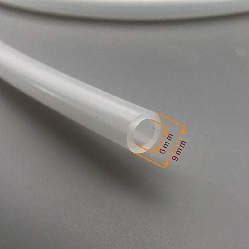DIGITEN 6Mm X 9Mm Silicone Tubing, High Temp Food Grade Tube, Flexible Hose Pipe, Length 2.5M (8.2Ft) image number 1