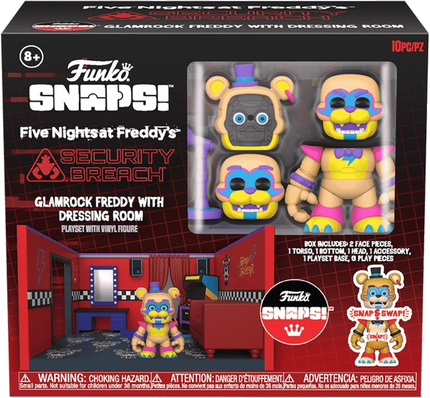 FUNKO FIVE NIGHTS at FREDDY'S SNAP: RR- Playset Freddy'S Room (FNAF) image number 1