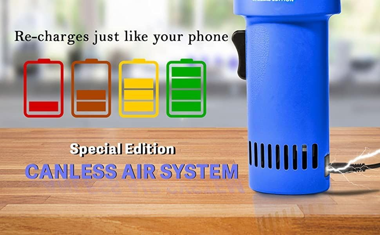 Best Canned Compressed Air Alternative - the O2 Hurricane 220+ Mph Canless Air Special Edition image number 6
