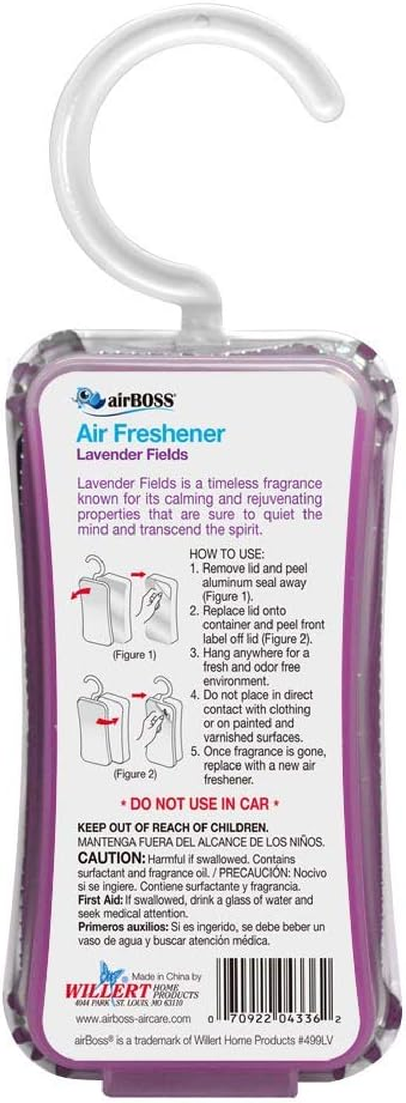 Airboss Closet Airfreshener - Lavender Fields image number 6