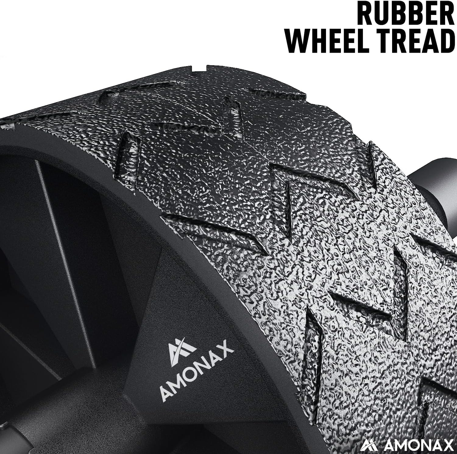 Amonax Convertible Ab Wheel Roller with Large Knee Mat for Core Abs Rollout Exercise. Double Wheel Set with Dual Fitness Strength Training Modes at Gym or Home - Blue image number 3