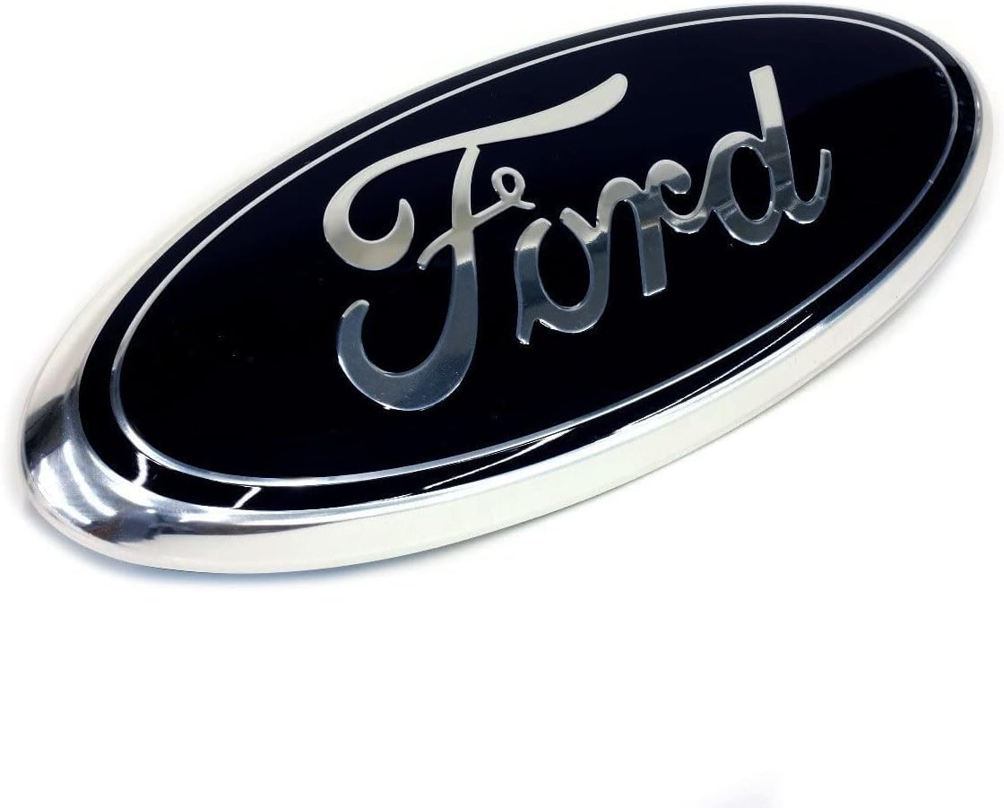 Ford AA8Z-9942528-A Nameplate Dark Blue, 9 X 3.5 INCHES