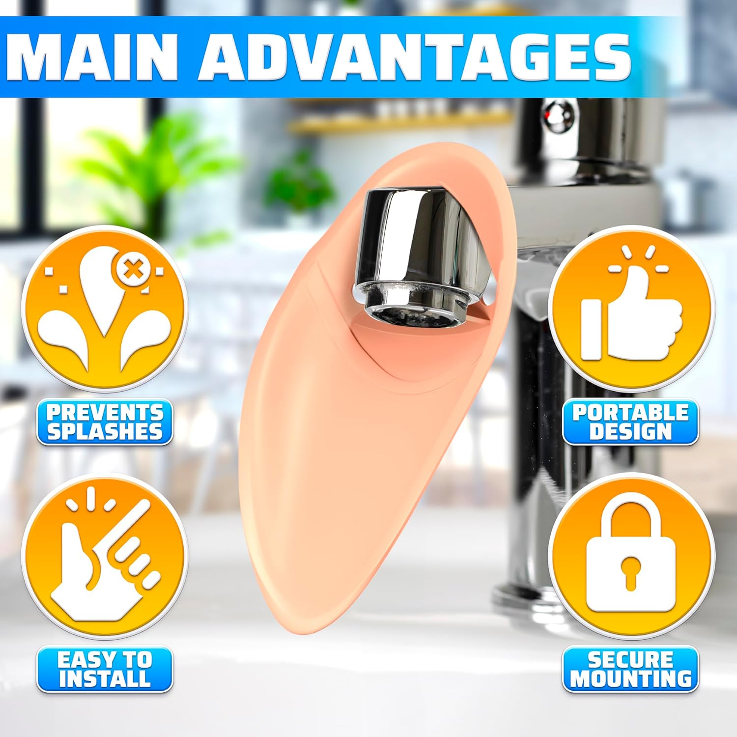 FIGO 3 Packs Children'S Faucet Extension Faucet Baby Guide Sink Extender Long Water Hand Washing Device Water Diverter. image number 3