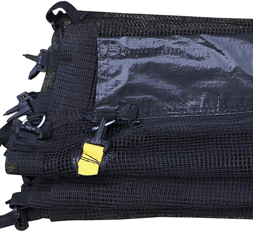 Sport Trampoline 12Ft Replacement Safety Enclosure Net for 8 Straight Poles round Frame Trampoline (Net Only) image number 6