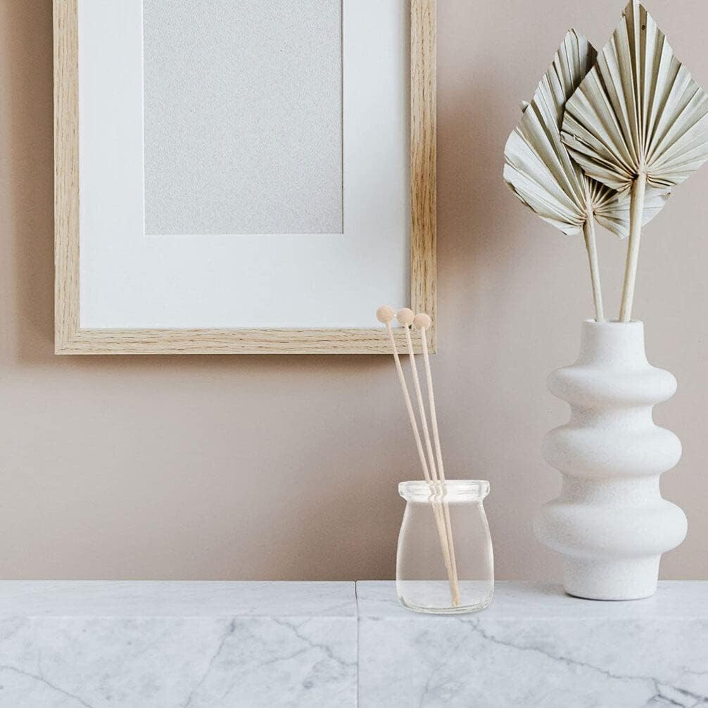 FOMIYES 30Pcs Rattan Wood Sticks for Essential Oil Diffuser Aromatherapy Replacement Fragrance Volatile Sticks for Home Spa Aroma Diffusing image number 6